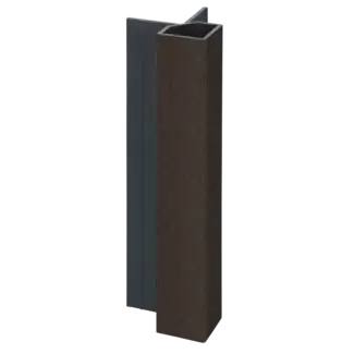 Keralit Uitwendig hoekprofiel 32x32 mm - Donkerbruin