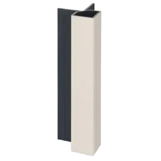 Keralit Uitwendig hoekprofiel 32x32 mm - Crème