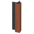 Keralit Uitwendig hoekprofiel 32x32 mm - Californian redwood