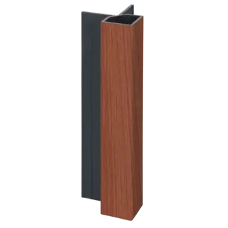 Keralit Uitwendig hoekprofiel 32x32 mm - Californian redwood