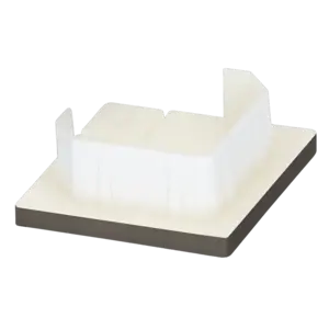 Keralit Eindkap voor 2827 / 2828 - Kwartsgrijs (per stuk)