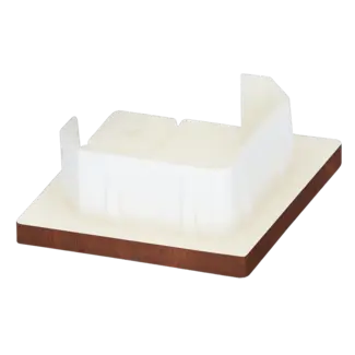 Keralit Eindkap voor 2827 / 2828 - Golden oak