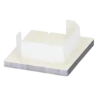 Keralit Eindkap voor 2827 / 2828 - Wit eiken