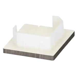Keralit Eindkap voor 2827 / 2828 - Taupe eiken (per stuk)