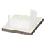 Keralit Eindkap voor 2827 / 2828 - Taupe eiken (per stuk)