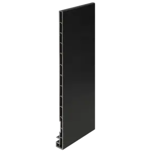 Keralit Dakrandpaneel 300 mm - Grafietzwart (1 x 600 cm)