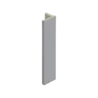 Keralit Eindprofiel 10 mm - Grijs