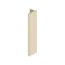 Keralit Eindprofiel 10 mm - Licht ivoor (1 x 400 cm)