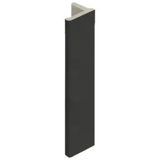 Keralit Eindprofiel 10 mm - Grafietzwart
