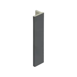 Keralit Eindprofiel 10 mm - Antraciet (1 x 400 cm)