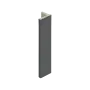 Keralit Eindprofiel 10 mm - Antraciet (1 x 400 cm)