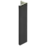 Keralit Eindprofiel 10 mm - Zwartgrijs (1 x 400 cm)
