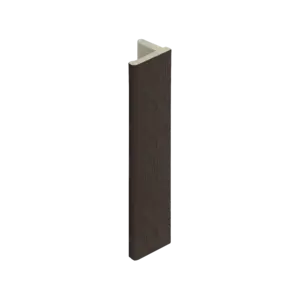 Keralit Eindprofiel 10 mm - Donkerbruin (1 x 400 cm)