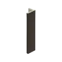 Keralit Eindprofiel 10 mm - Donkerbruin (1 x 400 cm)