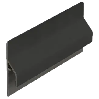 Keralit Trim / kraal aansluitprofiel 10 mm - Grafietzwart
