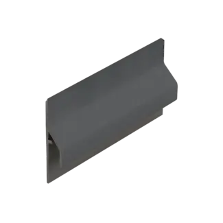 Keralit Trim / kraal aansluitprofiel 10 mm - Antraciet