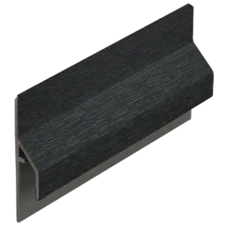 Keralit Trim / kraal aansluitprofiel 10 mm - Zwartgrijs