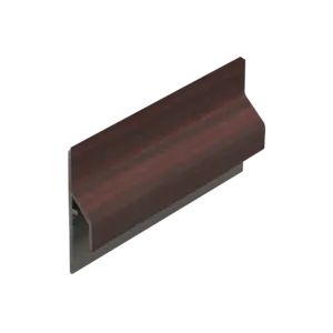 Keralit Trim / kraal aansluitprofiel 10 mm - Mahonie (1 x 600 cm)