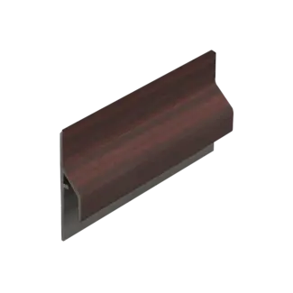 Keralit Trim / kraal aansluitprofiel 10 mm - Mahonie