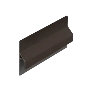 Keralit Trim / kraal aansluitprofiel 10 mm - Donkerbruin