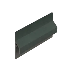 Keralit Trim / kraal aansluitprofiel 10 mm - Donkergroen (1 x 600 cm)