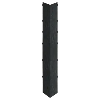Keralit Uitwendig hoekstuk 350 mm - Zwartgrijs