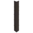 Keralit Uitwendig hoekstuk 350 mm - Donkerbruin (per stuk)