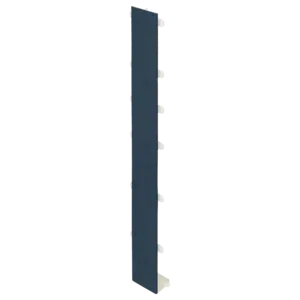 Keralit Tussenstuk 350 mm - Staalblauw (per stuk)