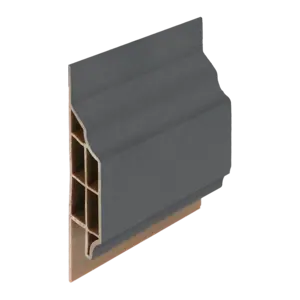 Keralit Trim / kraal sierlijst klassiek - Antraciet (1 x 600 cm)