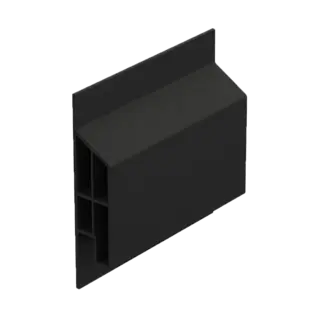 Keralit Trim / kraal sierlijst modern - Grafietzwart
