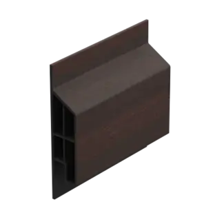 Keralit Trim / kraal sierlijst modern - Mahonie