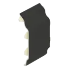 Keralit Tussenstuk sierlijst klassiek - Grafietzwart