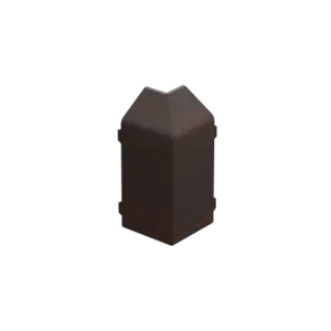 Keralit Hoekstuk sierlijst modern - Mahonie (per stuk)