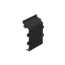 Keralit Tussenstuk sierlijst modern - Grafietzwart (per stuk)