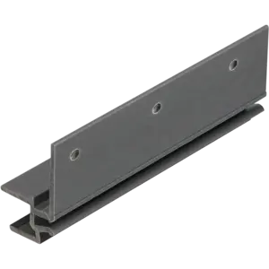 Keralit Montageprofiel 10 mm - Grafietzwart (1 x 600 cm)