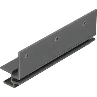 Keralit Montageprofiel 10 mm - Zwartgrijs