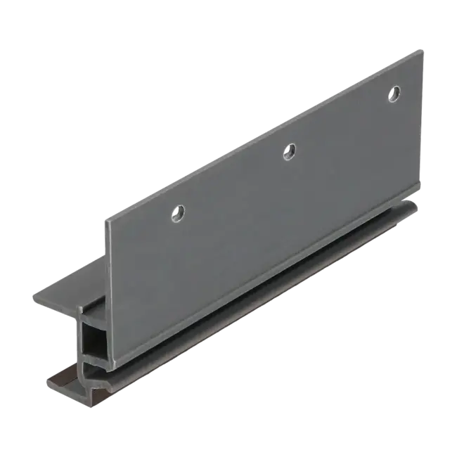 Keralit Montageprofiel 17 mm - Donkerbruin (1 x 600 cm)