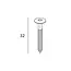 Keralit Torx schroef RVS (100 stuks) - Mahonie (per stuk)