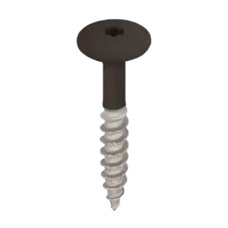 Keralit Torx schroef RVS (100 stuks) - Donkerbruin