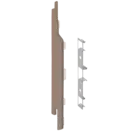 Keralit Eindkap voor 2814 links (5 stuks) - Bruingrijs