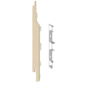 Keralit Eindkappen 2814 links incl. connector (5 stuks) - Licht ivoor (per stuk)