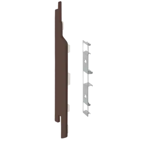 Keralit Eindkappen 2814 links incl. connector (5 stuks) - Donker eiken (per stuk)