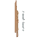 Keralit Eindkappen 2814 links incl. connector (5 stuks) - Licht eiken (per stuk)