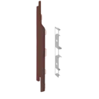 Keralit Eindkap voor 2814 links (5 stuks) - Mahonie