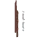 Keralit Eindkappen 2814 links incl. connector (5 stuks) - Mahonie (per stuk)