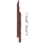 Keralit Eindkappen 2814 links incl. connector (5 stuks) - Mahonie (per stuk)