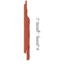 Keralit Eindkappen 2814 links incl. connector (5 stuks) - Steenrood (per stuk)