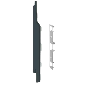 Keralit Eindkappen 2814 links incl. connector (5 stuks) - Monumentenblauw (per stuk)