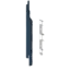 Keralit Eindkappen 2814 links incl. connector (5 stuks) - Staalblauw (per stuk)