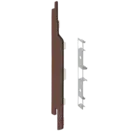 Keralit Eindkap voor 2814 links (5 stuks) - Bruin eiken